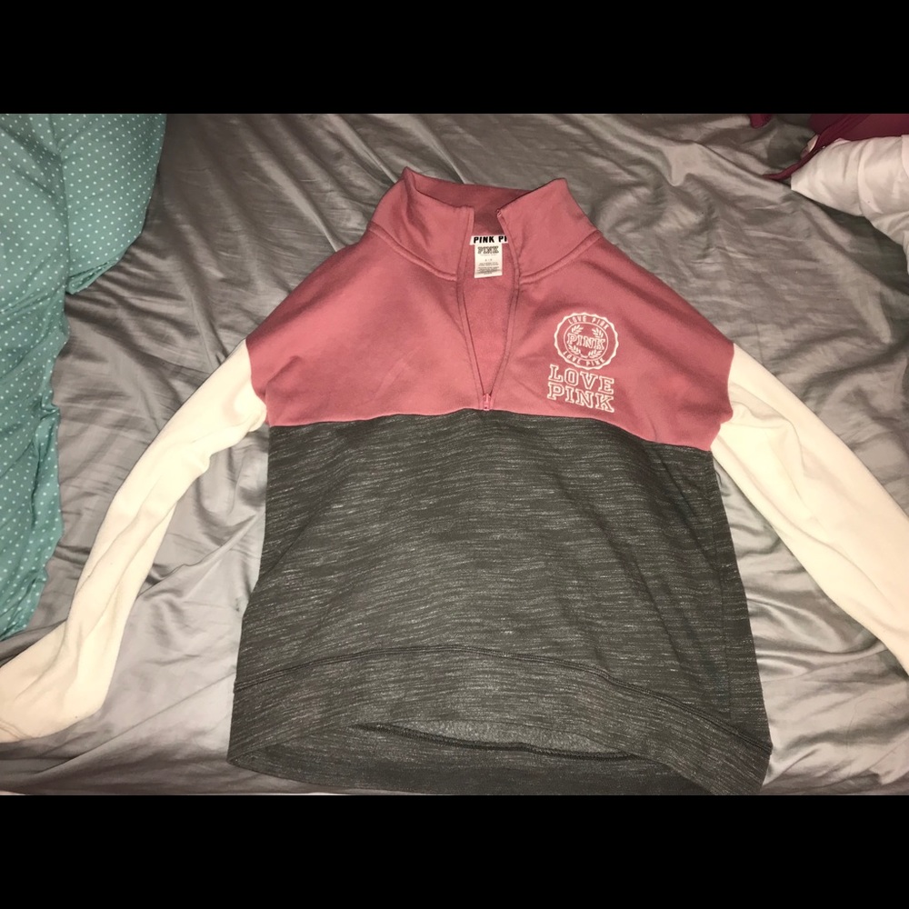 Victoria Secret PINK Quarter Zip Hoodie